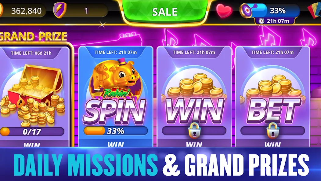 Hard Rock Jackpot Casino (Хард Рок Джекпот Казино) [МОД Меню] APK Android Screenshot 3