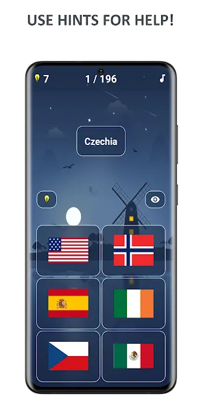 Flags of World Countries Quiz [МОД Premium] APK Android Screenshot 4