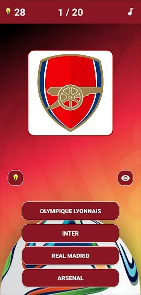 Guess the Soccer Logo Quiz [МОД Все открыто] APK Android Screenshot 1