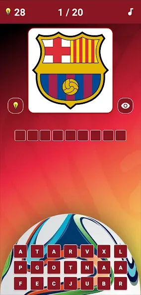 Guess the Soccer Logo Quiz [МОД Все открыто] APK Android Screenshot 3