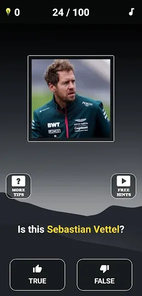 Formula 1:Guess F1 Driver Quiz [МОД Premium] APK Android Screenshot 3