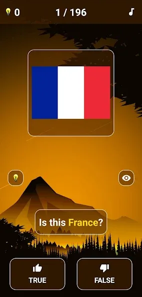 Geography Quiz - World Flags 1 [МОД Mega Pack] APK Android Screenshot 3