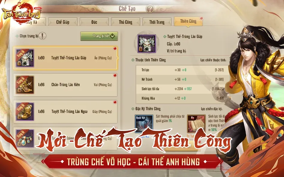 Tân Thiên Long Mobile [МОД Mega Pack] APK Android Screenshot 2