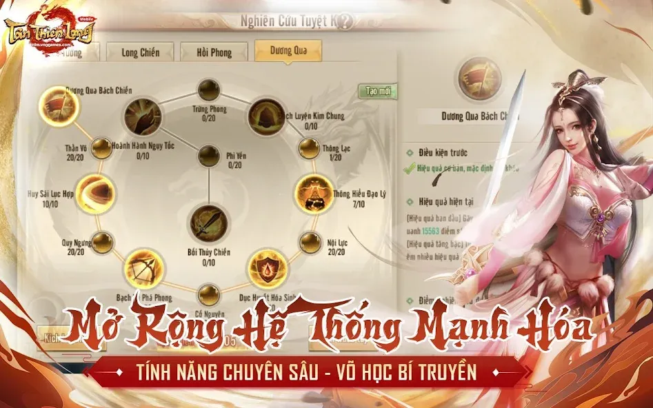 Tân Thiên Long Mobile [МОД Mega Pack] APK Android Screenshot 5