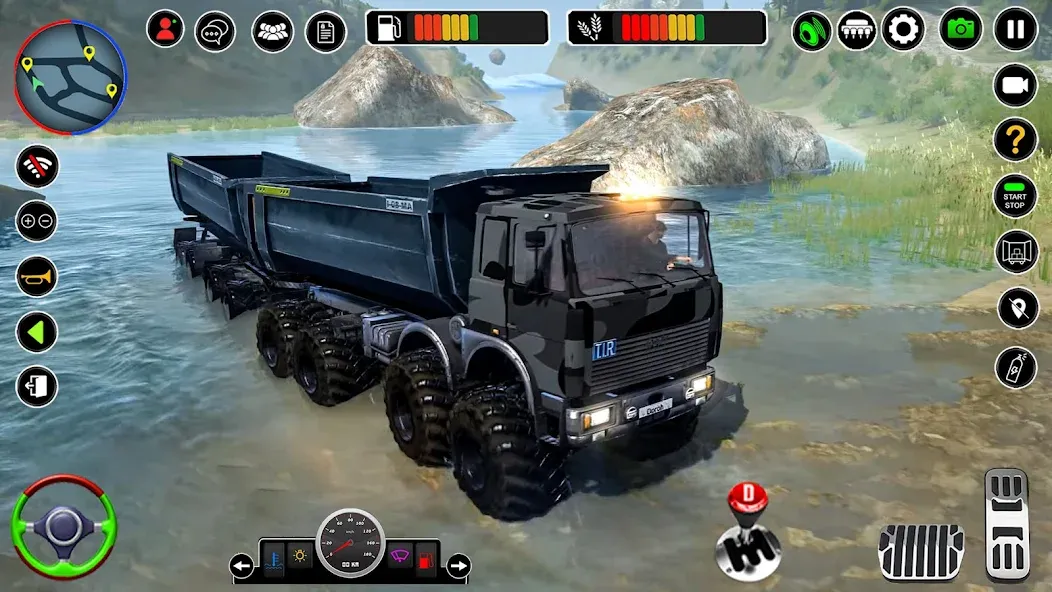 Offroad Mud Truck Simulator 3D [МОД Premium] APK Android Screenshot 2