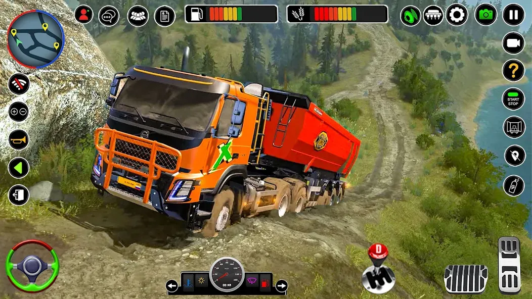 Offroad Mud Truck Simulator 3D [МОД Premium] APK Android Screenshot 3