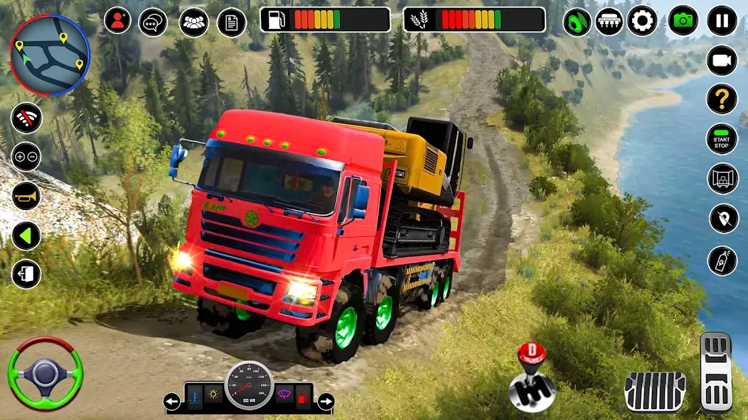 Offroad Mud Truck Simulator 3D [МОД Premium] APK Android Screenshot 5