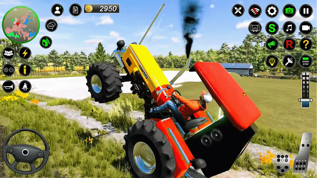 Real Farmer Tractor Drive Game (Фармер Трактор 3Д Фермерские Игры) [МОД Бесконечные монеты] APK Android Screenshot 1
