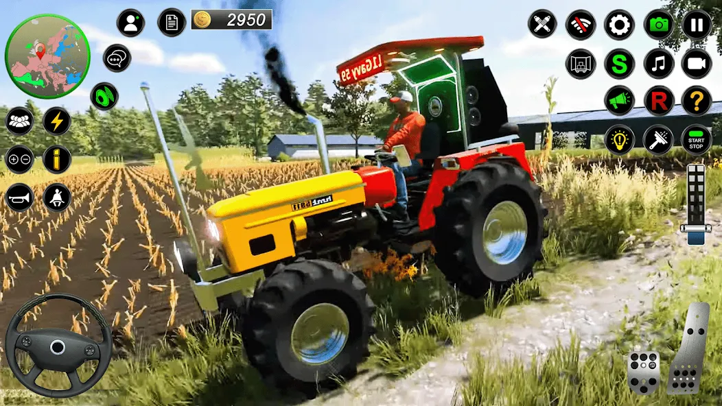 Real Farmer Tractor Drive Game (Фармер Трактор 3Д Фермерские Игры) [МОД Бесконечные монеты] APK Android Screenshot 3