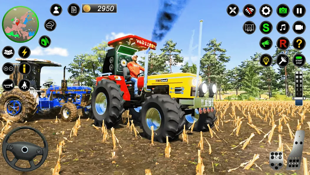 Real Farmer Tractor Drive Game (Фармер Трактор 3Д Фермерские Игры) [МОД Бесконечные монеты] APK Android Screenshot 5