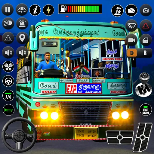 Real Passenger Bus Driving Sim [МОД Mega Pack] APK Android Screenshot 1