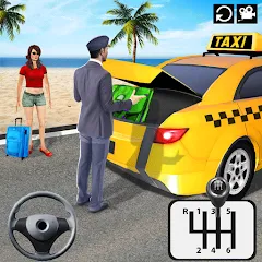 Taxi Simulator 3d Taxi Driver [МОД Unlocked] APK Android