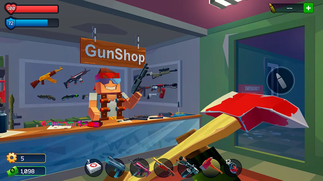 Pixel Combat: Zombies Strike (Пиксельный бой) [МОД Unlocked] APK Android Screenshot 2