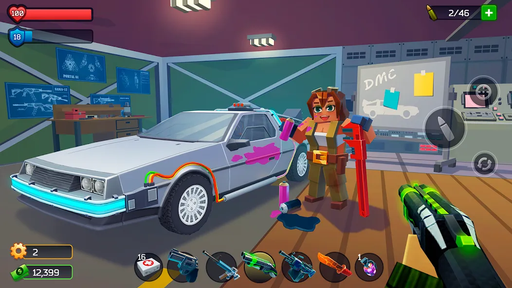 Pixel Combat: Zombies Strike (Пиксельный бой) [МОД Unlocked] APK Android Screenshot 3