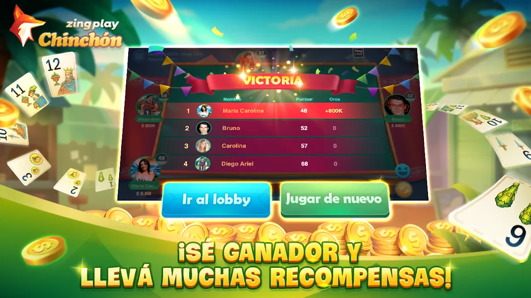 ChinChón Zingplay Juego Online [МОД Unlocked] APK Android Screenshot 5