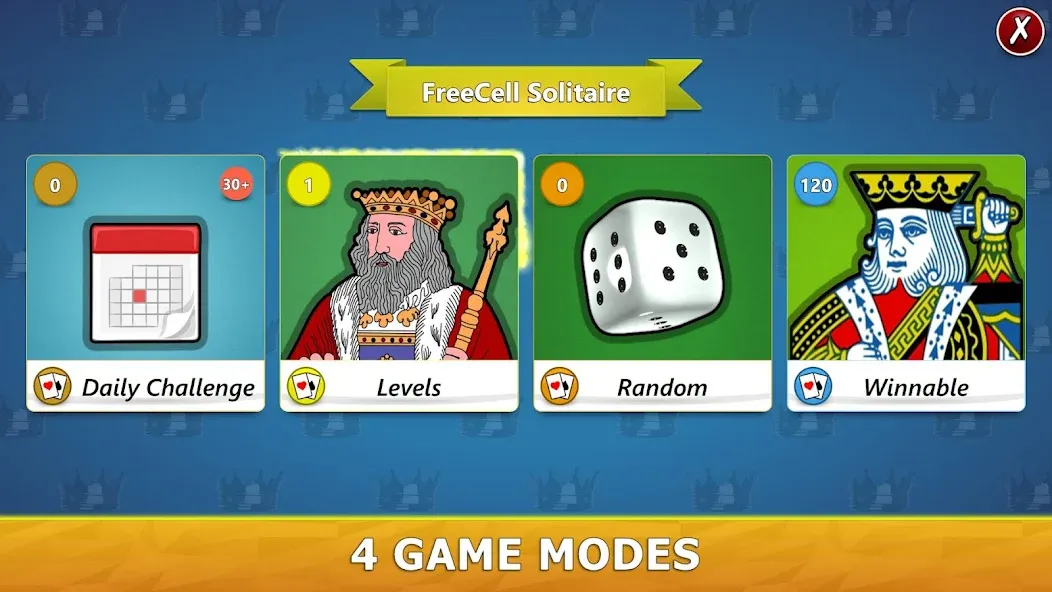 FreeCell Solitaire - Card Game [МОД Много денег] APK Android Screenshot 3