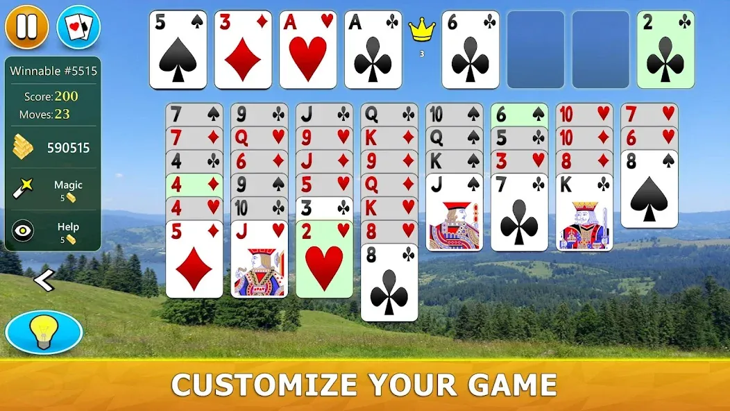 FreeCell Solitaire - Card Game [МОД Много денег] APK Android Screenshot 4
