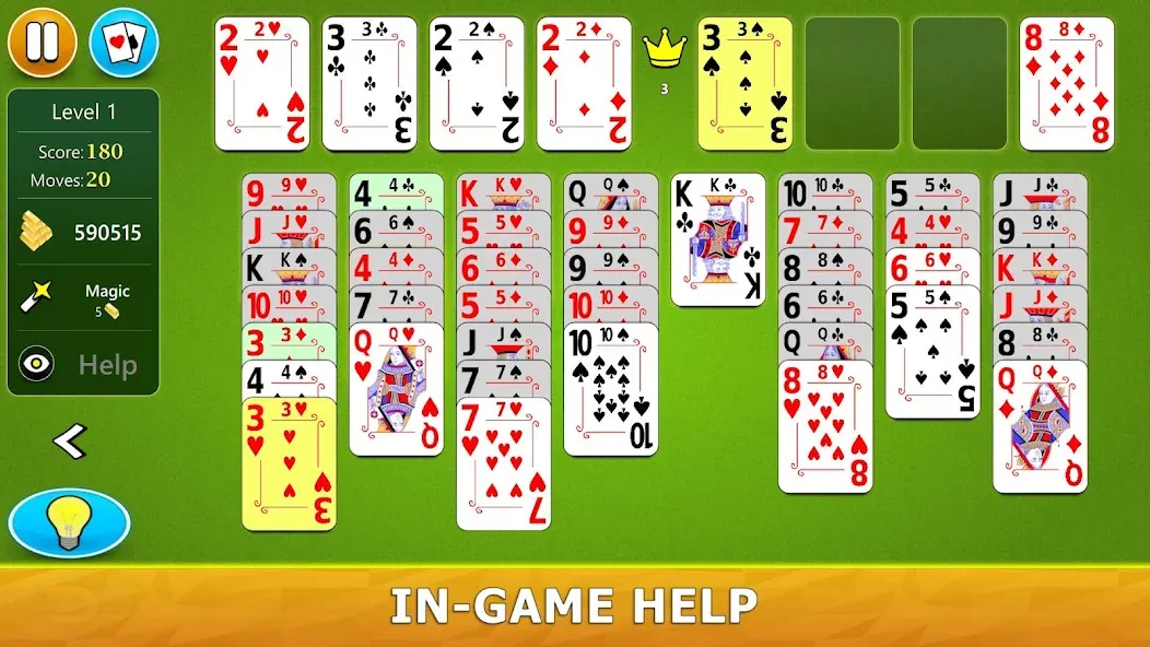 FreeCell Solitaire - Card Game [МОД Много денег] APK Android Screenshot 5