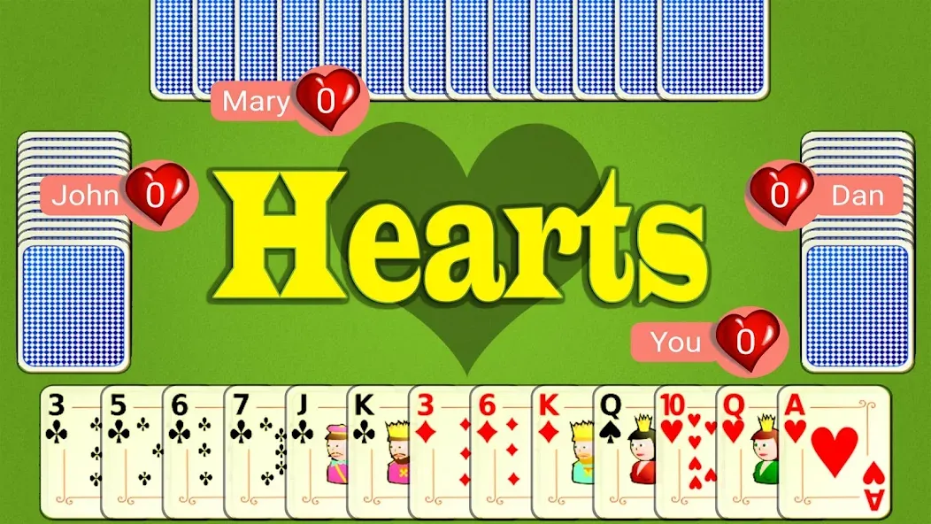 Hearts Mobile [МОД Много денег] APK Android Screenshot 1