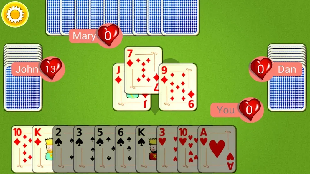 Hearts Mobile [МОД Много денег] APK Android Screenshot 2
