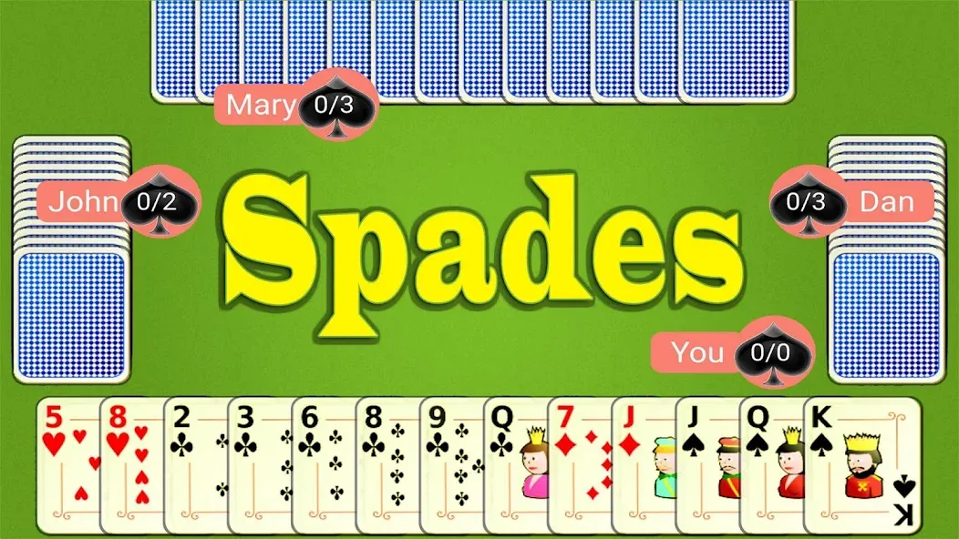 Spades Mobile [МОД Все открыто] APK Android Screenshot 1