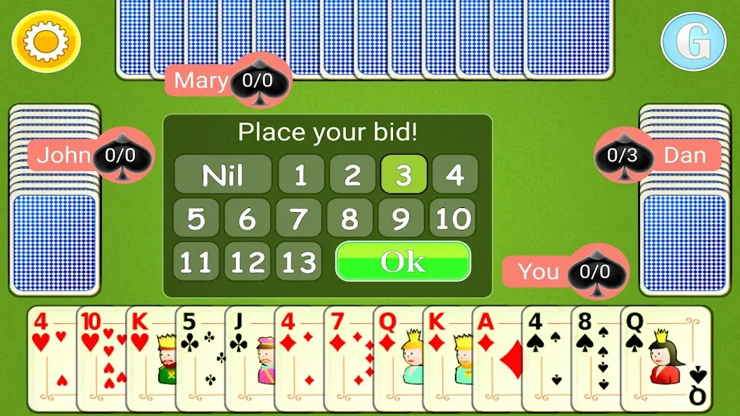 Spades Mobile [МОД Все открыто] APK Android Screenshot 2