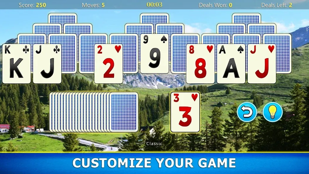 TriPeaks Solitaire Mobile [МОД Все открыто] APK Android Screenshot 3