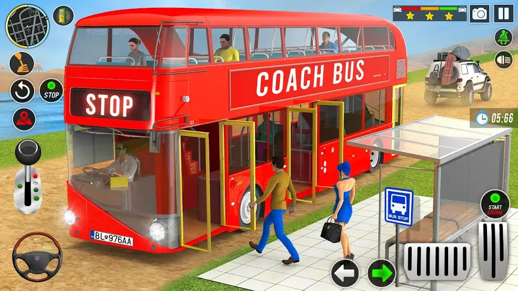 City Bus Simulator Bus Games (Сити Бас Симулятор Бас Игры) [МОД Бесконечные монеты] APK Android Screenshot 3