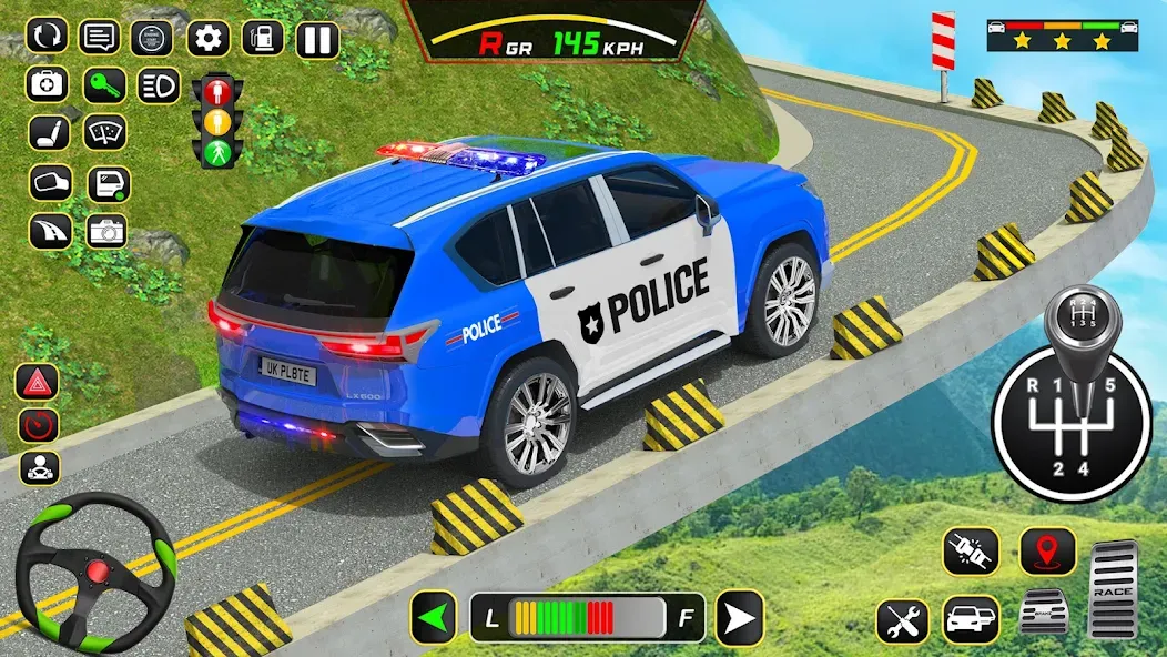 Police Car Driving School Game (Полицейская школа вождения автомобилей) [МОД Много денег] APK Android Screenshot 3