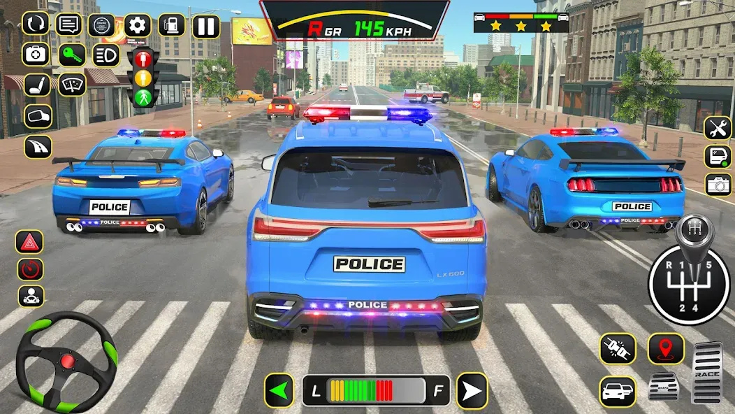 Police Car Driving School Game (Полицейская школа вождения автомобилей) [МОД Много денег] APK Android Screenshot 4