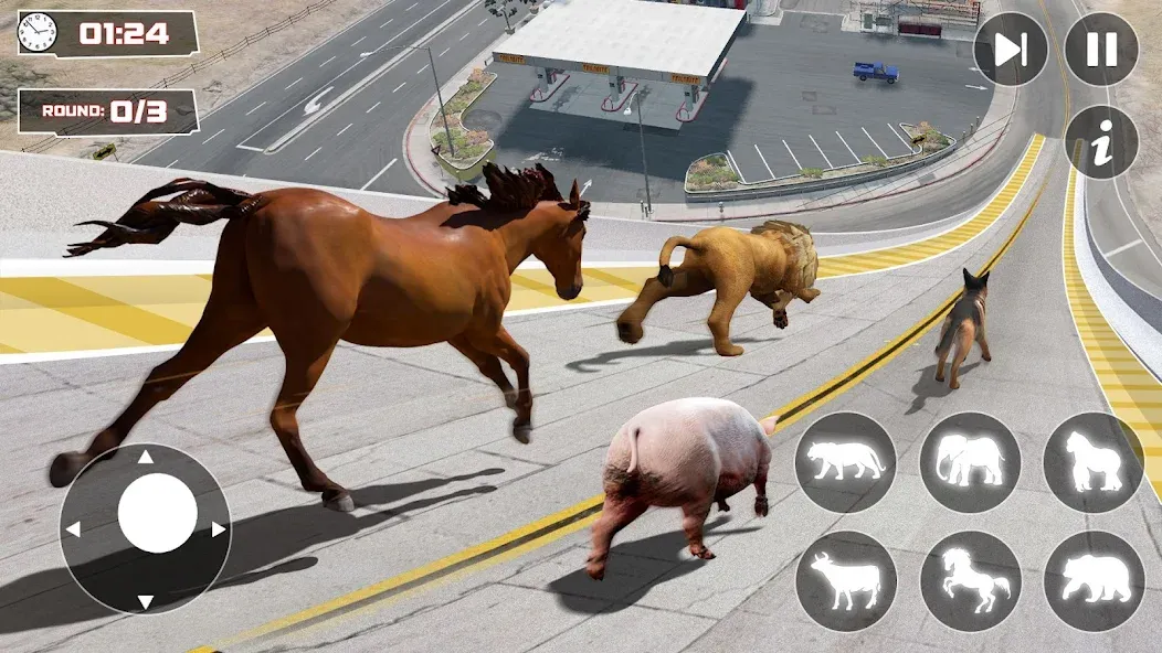 GT Animal 3D: Racing Game (Анимал Симулятор 3D) [МОД Все открыто] APK Android Screenshot 1