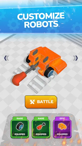 Scrap Robot Fighting (Скрап Робот Файтинг) [МОД Unlocked] APK Android Screenshot 1