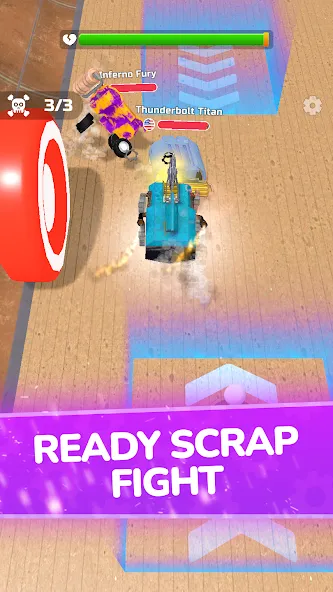 Scrap Robot Fighting (Скрап Робот Файтинг) [МОД Unlocked] APK Android Screenshot 3