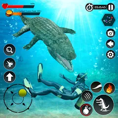 Hungry Animal Crocodile Games [МОД Mega Pack] APK Android