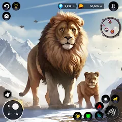 Lion Simulator Wild Lion Games [МОД Много денег] APK Android