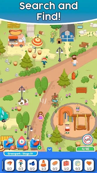 Find Them! Hidden Objects Game [МОД Unlocked] APK Android Screenshot 1