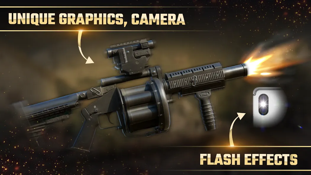 Shotgun Sounds Gun Simulator (Шотган звуки Пистолет симулятор) [МОД Все открыто] APK Android Screenshot 3