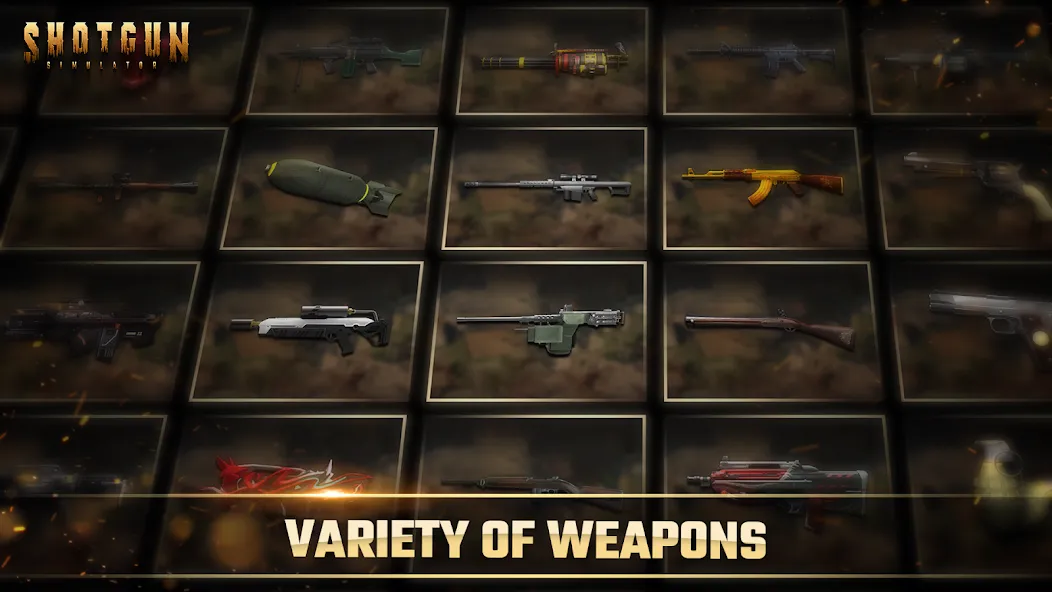 Shotgun Sounds Gun Simulator (Шотган звуки Пистолет симулятор) [МОД Все открыто] APK Android Screenshot 4