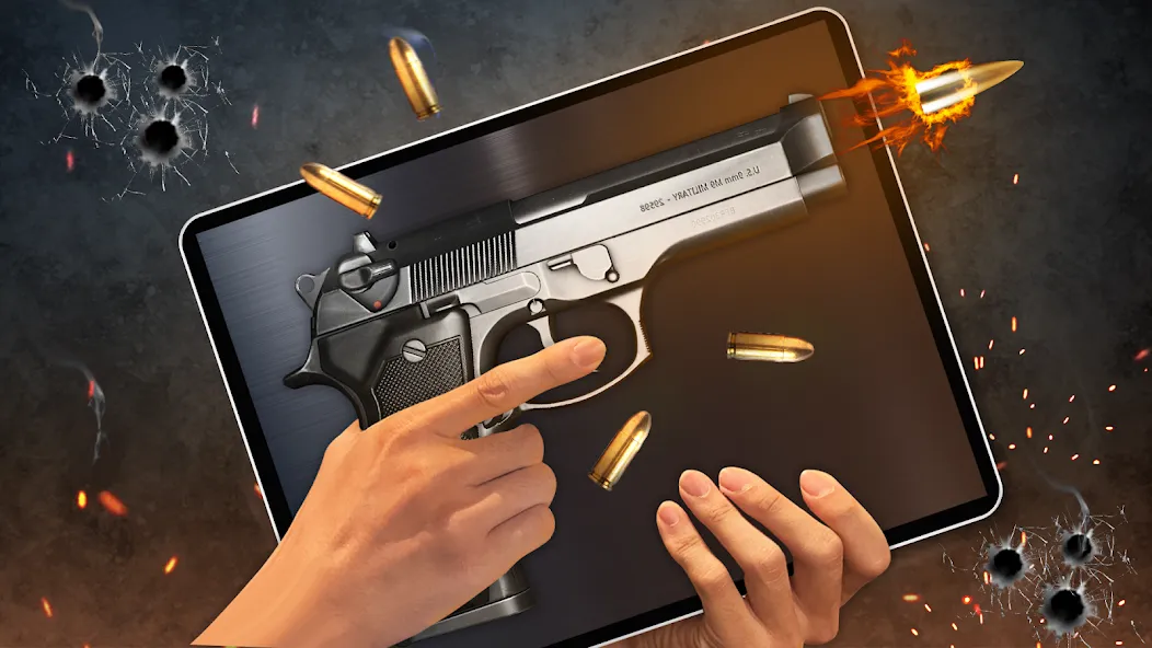Gun Simulator 3D & Time Bomb [МОД Premium] APK Android Screenshot 1