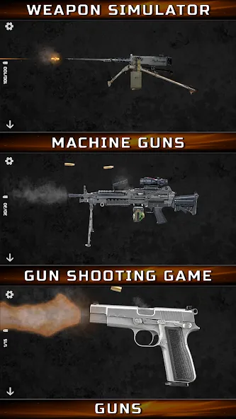 Gun Simulator : Tough Guns [МОД Unlocked] APK Android Screenshot 3