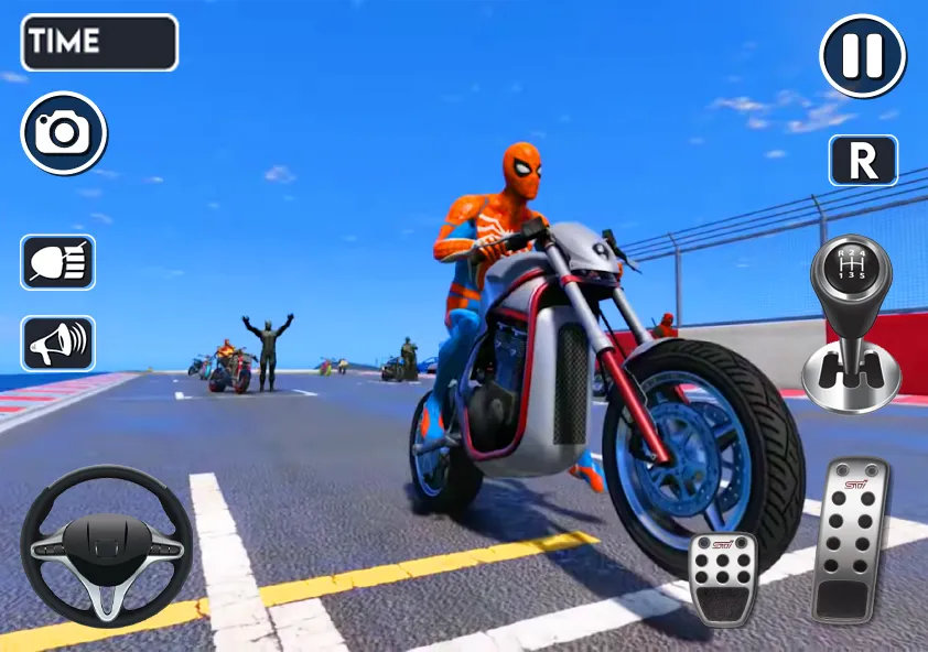 Spider Bike Stunt 3D Mega Ramp [МОД Premium] APK Android Screenshot 4