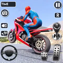 Spider Bike Stunt 3D Mega Ramp [МОД Premium] APK Android