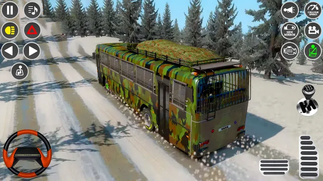 US Military Coach Simulator 3D [МОД Все открыто] APK Android Screenshot 2