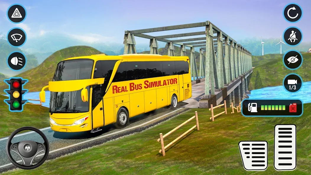 Real Bus Simulator: WW BusTour (Риал Бас Симулятор) [МОД Меню] APK Android Screenshot 2