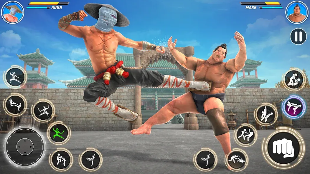 Kung Fu karate: Fighting Games [МОД Меню] APK Android Screenshot 4
