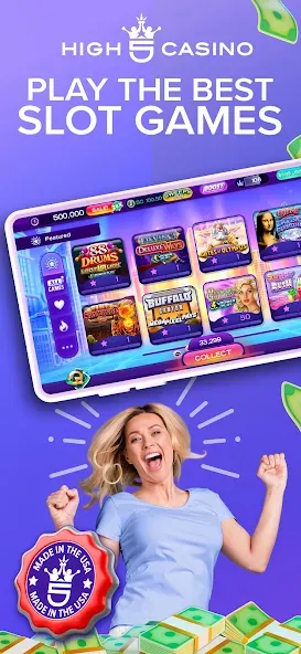 High 5 Casino: Real Slot Games (Хай 5 Казино) [МОД Меню] APK Android Screenshot 1