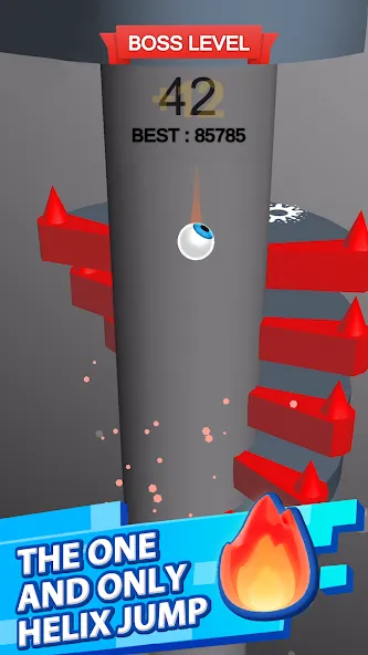 Helix Jump (Хеликс Джамп) [МОД Все открыто] APK Android Screenshot 1