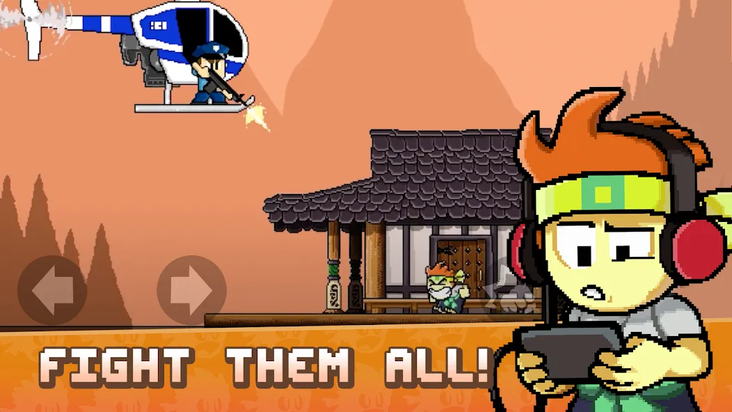 Dan the Man: Action Platformer (Дэн зе Мэн) [МОД Меню] APK Android Screenshot 1