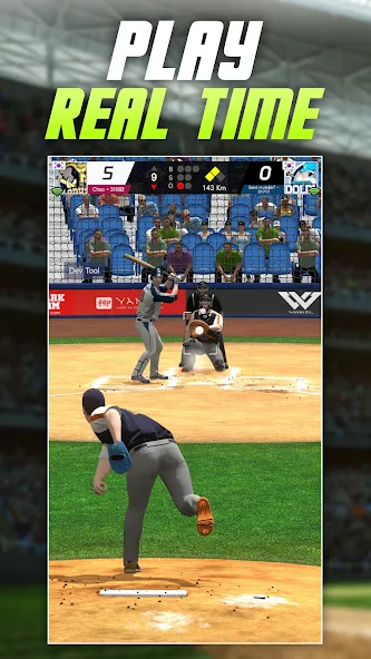 Baseball Play: Real-time PVP (Бейсбольная игра) [МОД Все открыто] APK Android Screenshot 1