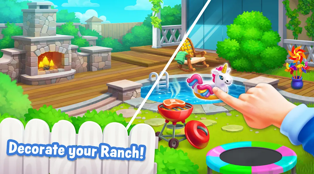 Ranch Adventures: Amazing Matc [МОД Unlocked] APK Android Screenshot 1